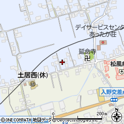 愛媛県四国中央市土居町土居935周辺の地図