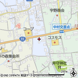 愛媛県四国中央市土居町土居20周辺の地図