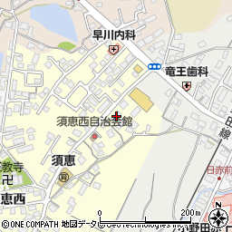 山口県山陽小野田市須恵西3369周辺の地図