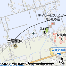 愛媛県四国中央市土居町土居932周辺の地図