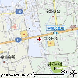 愛媛県四国中央市土居町土居17周辺の地図