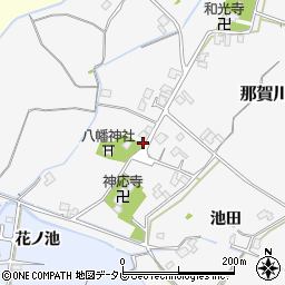 徳島県阿南市那賀川町八幡石川原周辺の地図
