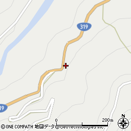 愛媛県四国中央市新宮町上山2881周辺の地図