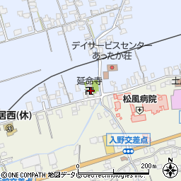 愛媛県四国中央市土居町土居895周辺の地図