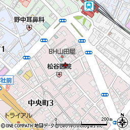 〒755-0045 山口県宇部市中央町の地図