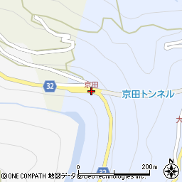 京田周辺の地図