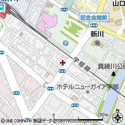 山口県宇部市松島町12-2周辺の地図