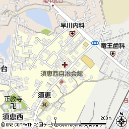 山口県山陽小野田市須恵西3367周辺の地図