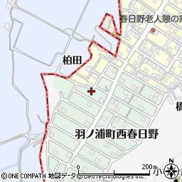 徳島県阿南市羽ノ浦町西春日野周辺の地図