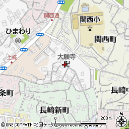 山口県下関市関西本町周辺の地図