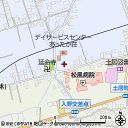 愛媛県四国中央市土居町土居859周辺の地図