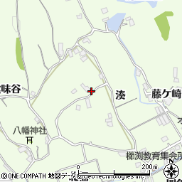 徳島県小松島市櫛渕町湊周辺の地図