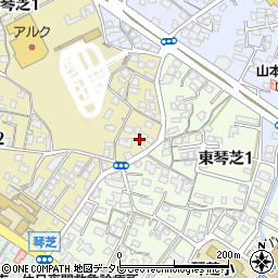 有限会社原田硝子　倉庫周辺の地図