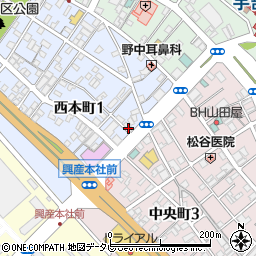 磯村生花店周辺の地図