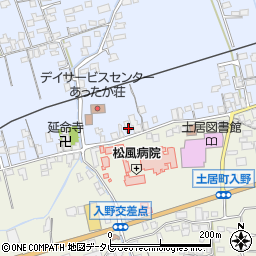 愛媛県四国中央市土居町土居856周辺の地図