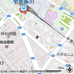 山口ＵＫ学院周辺の地図