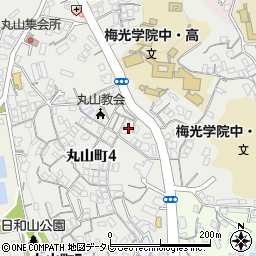 山口県下関市丸山町周辺の地図