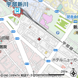 山口県宇部市松島町16-30周辺の地図