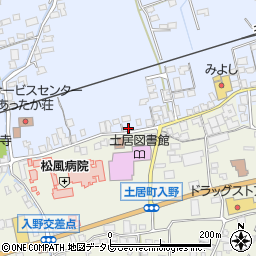 愛媛県四国中央市土居町土居798周辺の地図