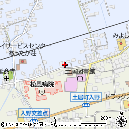 愛媛県四国中央市土居町土居825周辺の地図