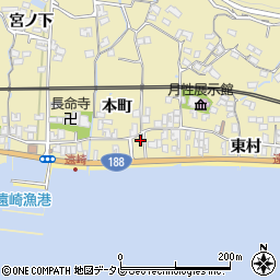 江口理容院周辺の地図