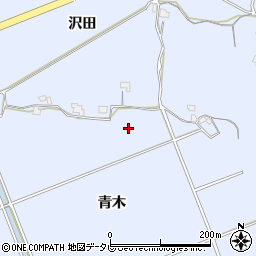 徳島県小松島市立江町青木周辺の地図