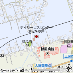 愛媛県四国中央市土居町土居885周辺の地図