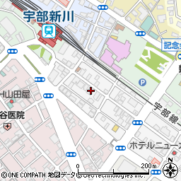 山口県宇部市松島町16-27周辺の地図