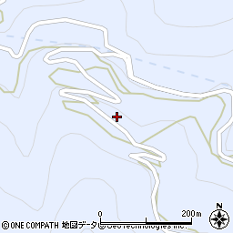 徳島県三好市池田町松尾松本260-2周辺の地図