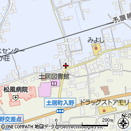 愛媛県四国中央市土居町土居763周辺の地図