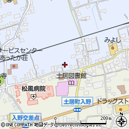 愛媛県四国中央市土居町土居800周辺の地図