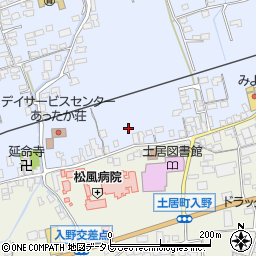 愛媛県四国中央市土居町土居827周辺の地図