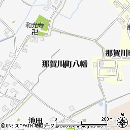 徳島県阿南市那賀川町八幡周辺の地図