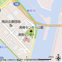 清掃センター公園周辺の地図