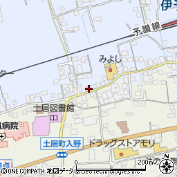 愛媛県四国中央市土居町土居727周辺の地図