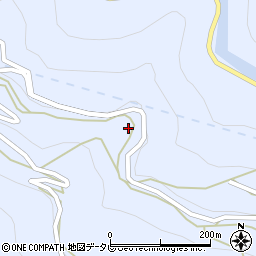 徳島県三好市池田町松尾松本233周辺の地図