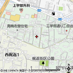 山口県宇部市海南町12-33周辺の地図