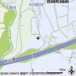 愛媛県四国中央市豊岡町岡銅48周辺の地図