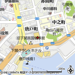 下関市役所　監査委員事務局周辺の地図
