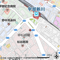 かば屋 宇部新川駅前店周辺の地図