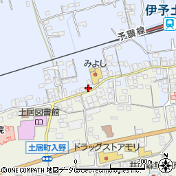 愛媛県四国中央市土居町土居725周辺の地図