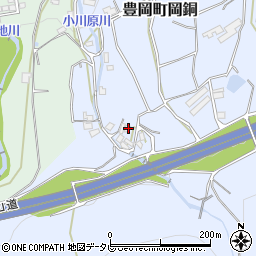 愛媛県四国中央市豊岡町岡銅118周辺の地図