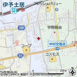 愛媛県四国中央市土居町土居31周辺の地図