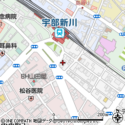 ニチイ学館宇部校周辺の地図