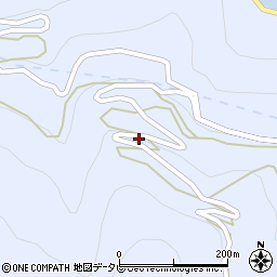 徳島県三好市池田町松尾松本266-1周辺の地図