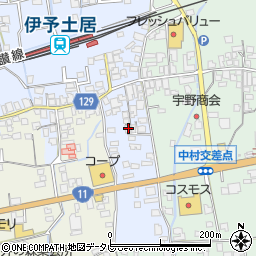 愛媛県四国中央市土居町土居42周辺の地図