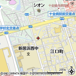 愛媛県新居浜市江口町5-15周辺の地図