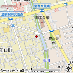 愛媛県新居浜市江口町11-3周辺の地図