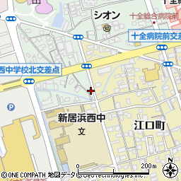 愛媛県新居浜市北新町12-15周辺の地図