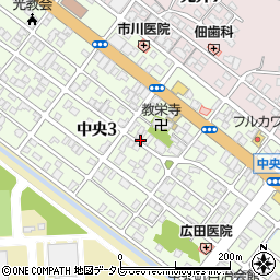 山口県光市中央周辺の地図
